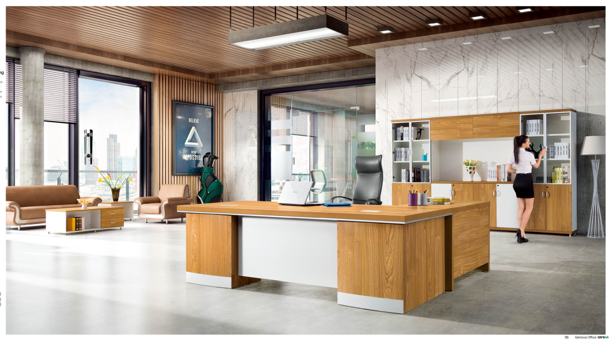 福州辦公家具-板式辦公桌系列款06